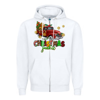 White christmas junkie Zipper Hoodie - AdoDesignShop