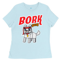 Baby Blue bork  gang Ladies Tee - artisFamous