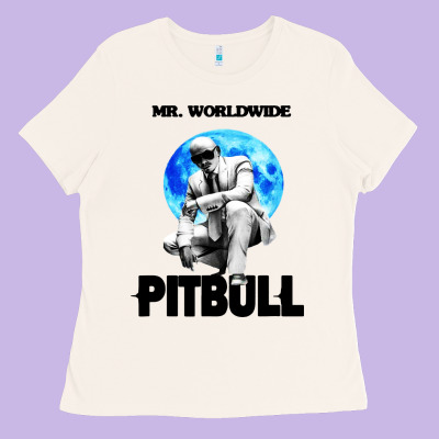 Merch Mr Worldwide Pit Bull Ladies Tee Designed By Artisfamous