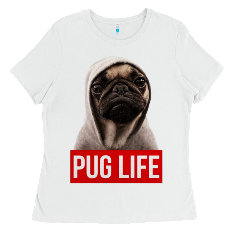 Pug Life Ladies Tee by artisFamous | Teevron