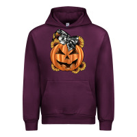 Mauve Wine sunflower pumpkin Urban Hoodie - JahusDesignShop