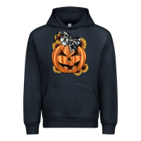 Navy sunflower pumpkin Urban Hoodie - JahusDesignShop