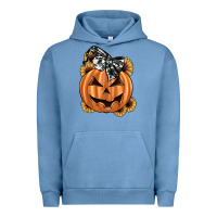 Pigment Pebble Blue sunflower pumpkin Urban Hoodie - JahusDesignShop
