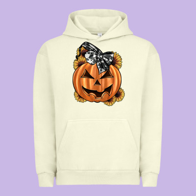 Sunflower Pumpkin Urban Hoodie Designed By Jahusdesignshop