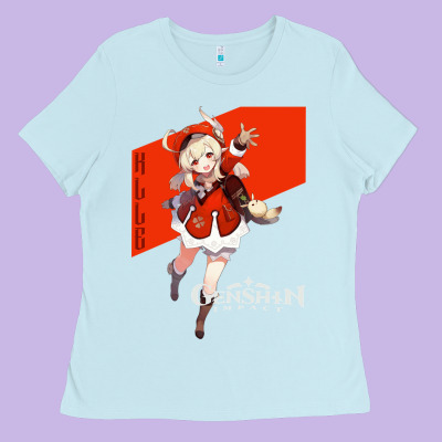 Genshin Impact Klee Ladies Tee Designed By Artisfamous