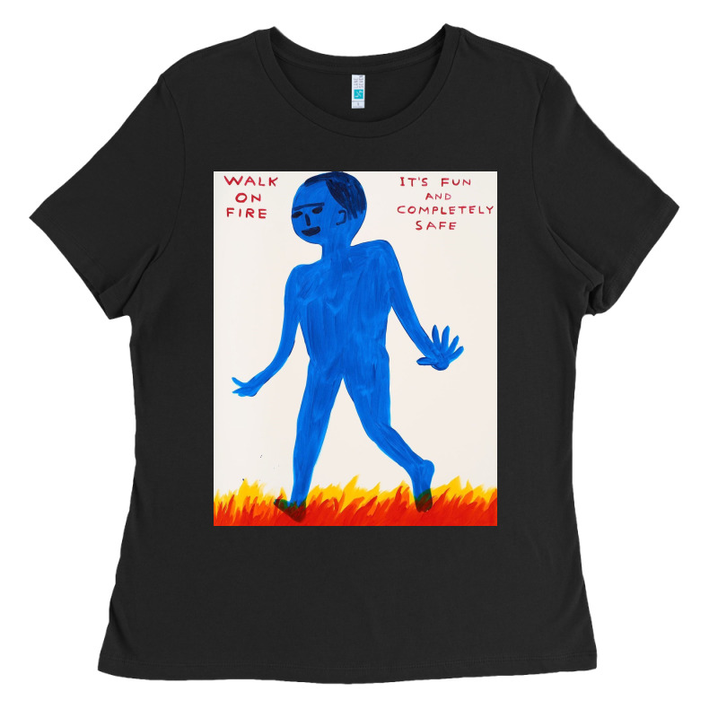 Walk Davids On Fire Ladies Tee by artisFamous | Teevron