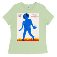 Matcha walk davids on fire Ladies Tee - artisFamous