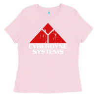 Bubblegum Pink cyber dyne systems Ladies Tee - artisFamous