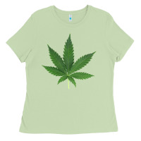 Matcha Weed leaf Ladies Tee - artisFamous
