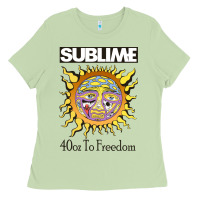 Matcha sunflower sublime 40oz to freedom Ladies Tee - artisFamous