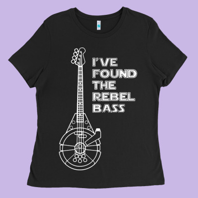 Rebel Bass Ladies Tee Designed By Artisfamous