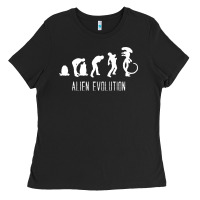 Alien Evolution Ladies Tee | Teevron