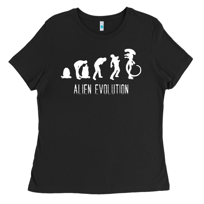 Alien Evolution Ladies Tee by artisFamous | Teevron