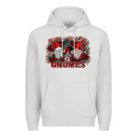Dove Grey chillin with my gnomies Premium Hoodie - SublimationCraftShop
