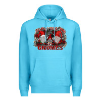 Ocean Blue chillin with my gnomies Premium Hoodie - SublimationCraftShop