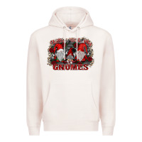 Pale Pink chillin with my gnomies Premium Hoodie - SublimationCraftShop