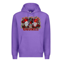 Purple chillin with my gnomies Premium Hoodie - SublimationCraftShop
