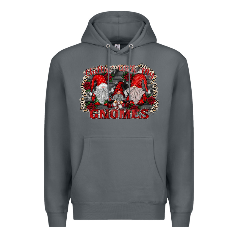 Chillin With My Gnomies Premium Hoodie by SublimationCraftShop | Teevron
