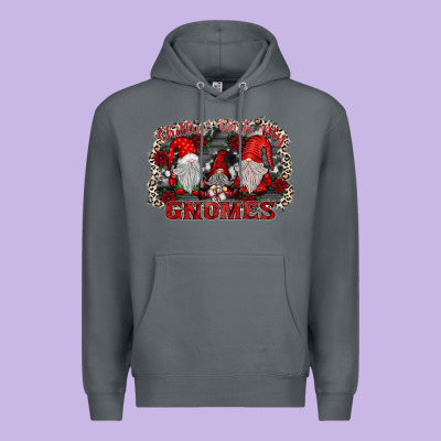 Chillin With My Gnomies Premium Hoodie Designed By Sublimationcraftshop
