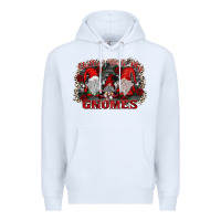 White chillin with my gnomies Premium Hoodie - SublimationCraftShop