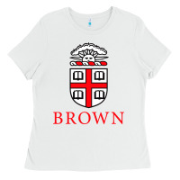 White brown university Ladies Tee - artisFamous