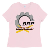 Bubblegum Pink brp ski doo Ladies Tee - artisFamous