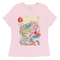 Bubblegum Pink the incredible raph Ladies Tee - artisFamous