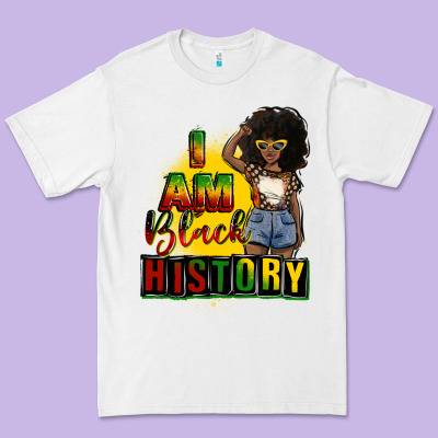 I Am Black History Juneteenth Premium Tee Designed By Cowgirlartshop