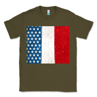 Army Green custom text american flag(used font 'doctrin Classic Tee - Jasminsmagicworld