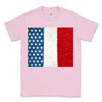 Bubblegum Pink custom text american flag(used font 'doctrin Classic Tee - Jasminsmagicworld