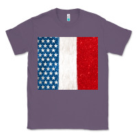 Lavender custom text american flag(used font 'doctrin Classic Tee - Jasminsmagicworld