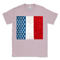 Lilac custom text american flag(used font 'doctrin Classic Tee - Jasminsmagicworld