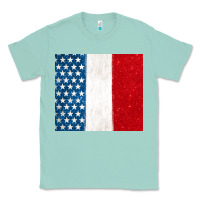 Seafoam custom text american flag(used font 'doctrin Classic Tee - Jasminsmagicworld