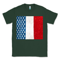 Sports Green custom text american flag(used font 'doctrin Classic Tee - Jasminsmagicworld