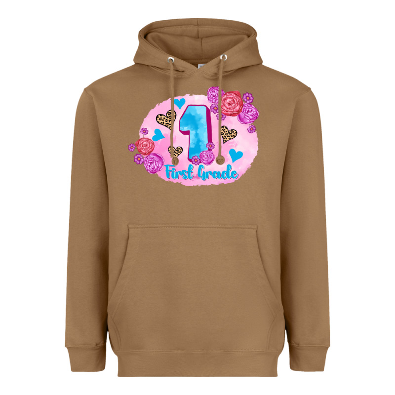 Back To School Flowers First Grade 3200x2400 Heavyweight Hoodie by AdoDesignShop | Teevron