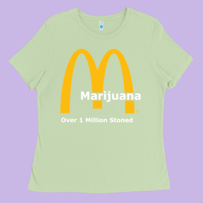 Marijuana Over 1 Million Stoned Ladies Tee Designed By Artisfamous