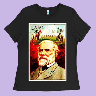 Lee Confederate General Ladies Tee Designed By Artisfamous