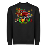 Black christmas junkie Heavyweight Sweatshirt - AdoDesignShop