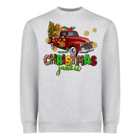 Heather Grey christmas junkie Heavyweight Sweatshirt - AdoDesignShop