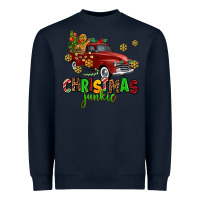 Navy christmas junkie Heavyweight Sweatshirt - AdoDesignShop
