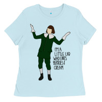 Baby Blue berries and cream Ladies Tee - artisFamous