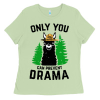 Matcha only you can prevent drama llama Ladies Tee - artisFamous