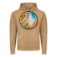 Vintage Camel baseball with sunflower round earrings Vintage Hoodie - BundleAndBundleShop