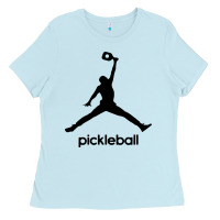 Baby Blue funny pickleball Ladies Tee - artisFamous