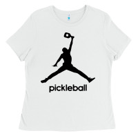 White funny pickleball Ladies Tee - artisFamous