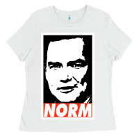 White norm macdonald Ladies Tee - artisFamous