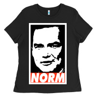 Black norm macdonald Ladies Tee - artisFamous