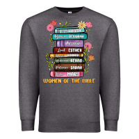 Charcoal Heather the original women of the bible books full color Premium Sweatshirt - JahusDesignShop