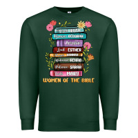 Sports Green the original women of the bible books full color Premium Sweatshirt - JahusDesignShop