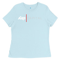 Baby Blue axe capital Ladies Tee - artisFamous